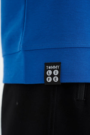 ön yazi nakişli o yaka oversize erkek çocuk t-shirt - 11147 - Justyol