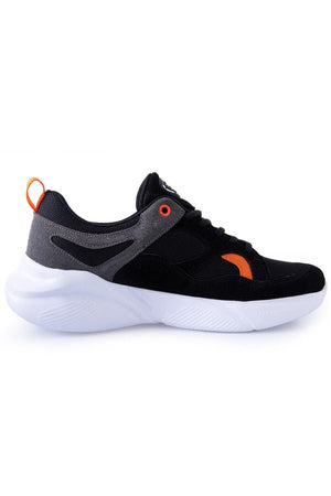 çift renkli bağcikli yüksek taban erkek spor ayakkabi - 89097 - Justyol