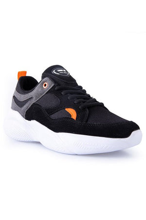 çift renkli bağcikli yüksek taban erkek spor ayakkabi - 89097 - Justyol
