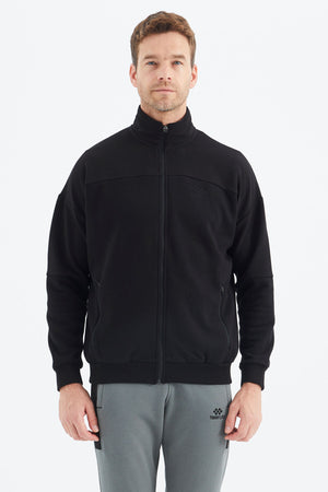 fermuarli erkek sweatshirt - 88314 - Justyol