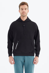 gizli cep detayli erkek sweatshirt - 88289 - Justyol