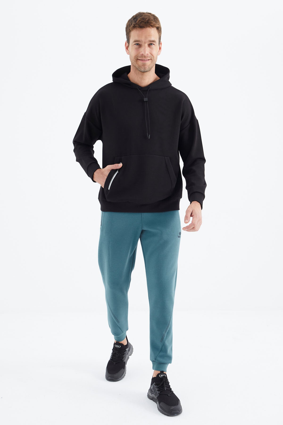 gizli cep detayli erkek sweatshirt - 88289 - Justyol
