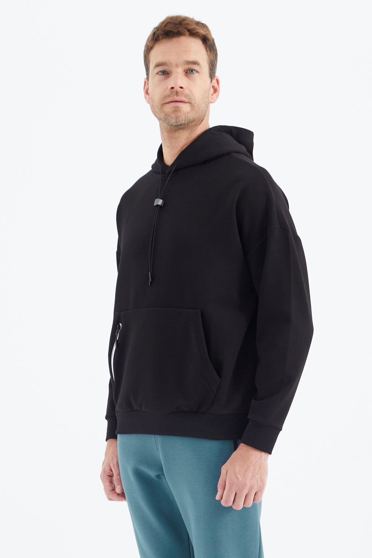 gizli cep detayli erkek sweatshirt - 88289 - Justyol