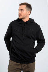 growyazi nakişli kapüşonlu rahat form erkek sweatshirt - 88040 - Justyol