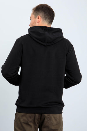 growyazi nakişli kapüşonlu rahat form erkek sweatshirt - 88040 - Justyol