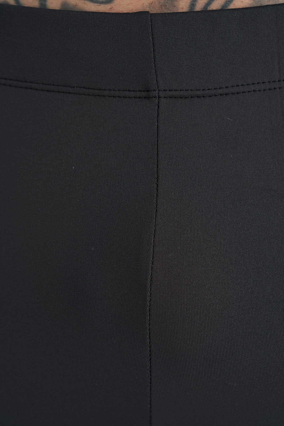 logo baskili yüksel bel slim fit aktif spor erkek tayt - 84989 - Justyol
