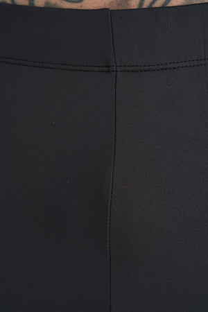 logo baskili yüksel bel slim fit aktif spor erkek tayt - 84989 - Justyol