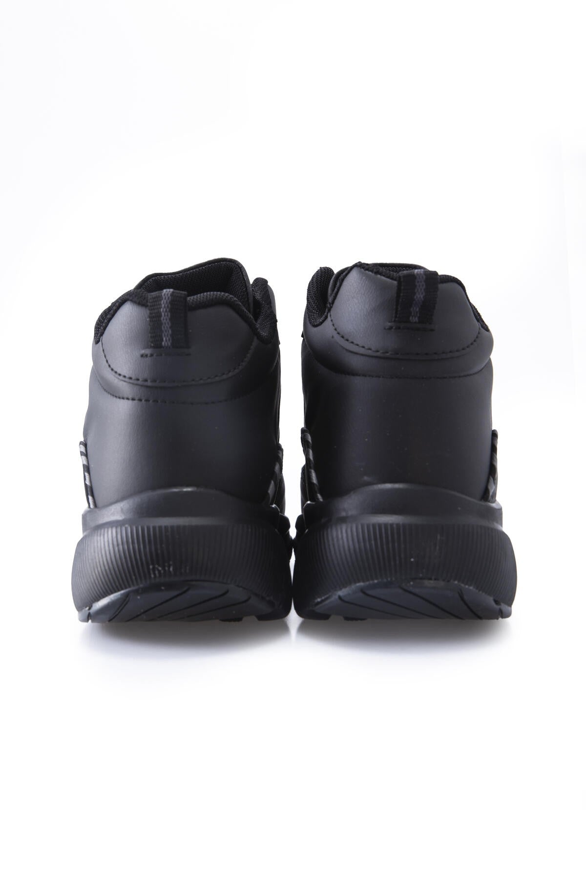yüksek bilekli şeritli yüksek taban erkek spor ayakkabi - 89094 - Justyol