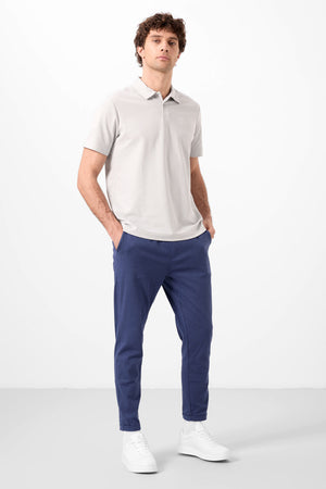 standart fit dokuma hafif esnek chino erkek pantolon - 82178 - Justyol