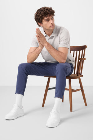 standart fit dokuma hafif esnek chino erkek pantolon - 82178 - Justyol