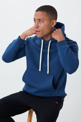 pamuklu kalin içi tüylü yumuşak dokulu comfort fit nakişli erkek sweatshirt - 88419 - Justyol