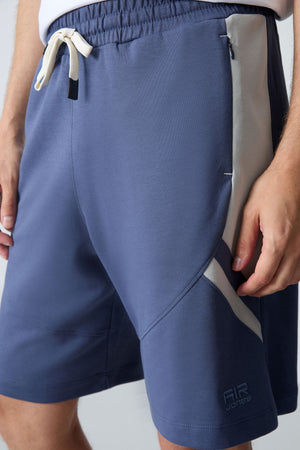 pamuklu kalin yumuşak dokulu standart fit basic erkek şort - 81281 - Justyol