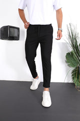 Premium Dokulu Duble Paça Fit Pantolon - Justyol