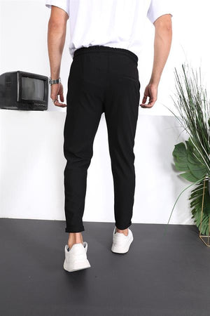 Premium Dokulu Duble Paça Fit Pantolon - Justyol