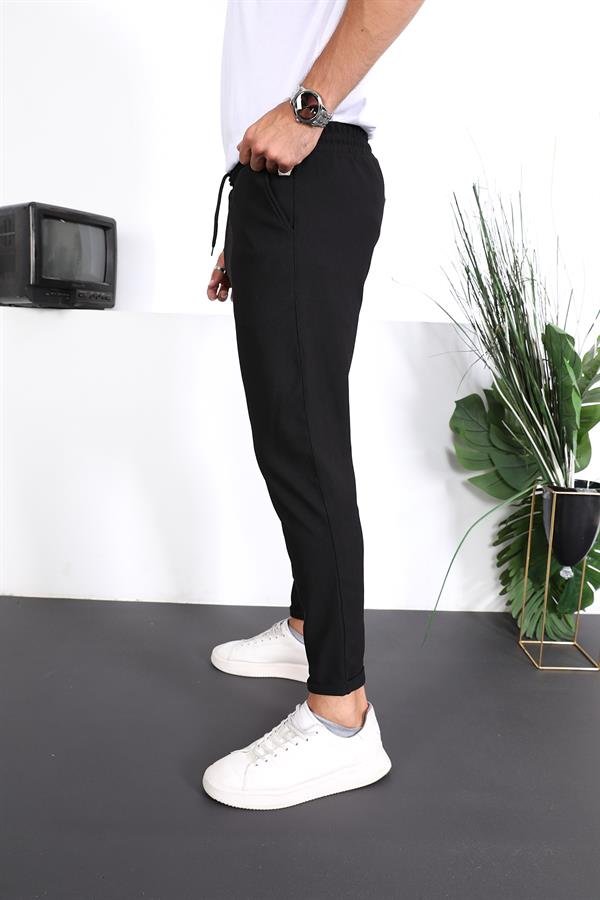 Premium Dokulu Duble Paça Fit Pantolon - Justyol