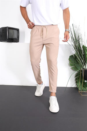 Premium Dokulu Duble Paça Fit Pantolon - Justyol