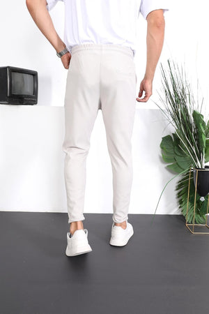 Premium Dokulu Duble Paça Fit Pantolon - Justyol