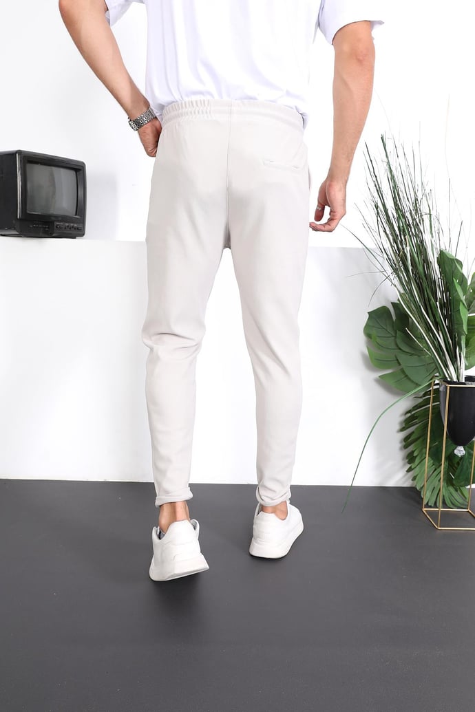 Premium Dokulu Duble Paça Fit Pantolon - Justyol