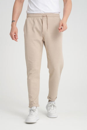 premium oxford örme duble paça erkek pantolon - Justyol
