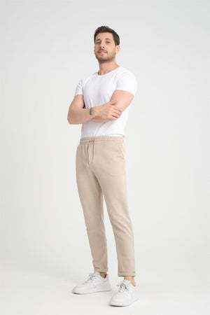 premium oxford örme duble paça erkek pantolon - Justyol