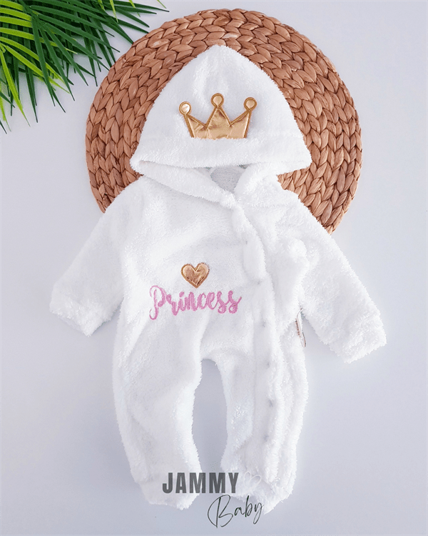 prince çitçitli peluş tulum - mavi - Justyol