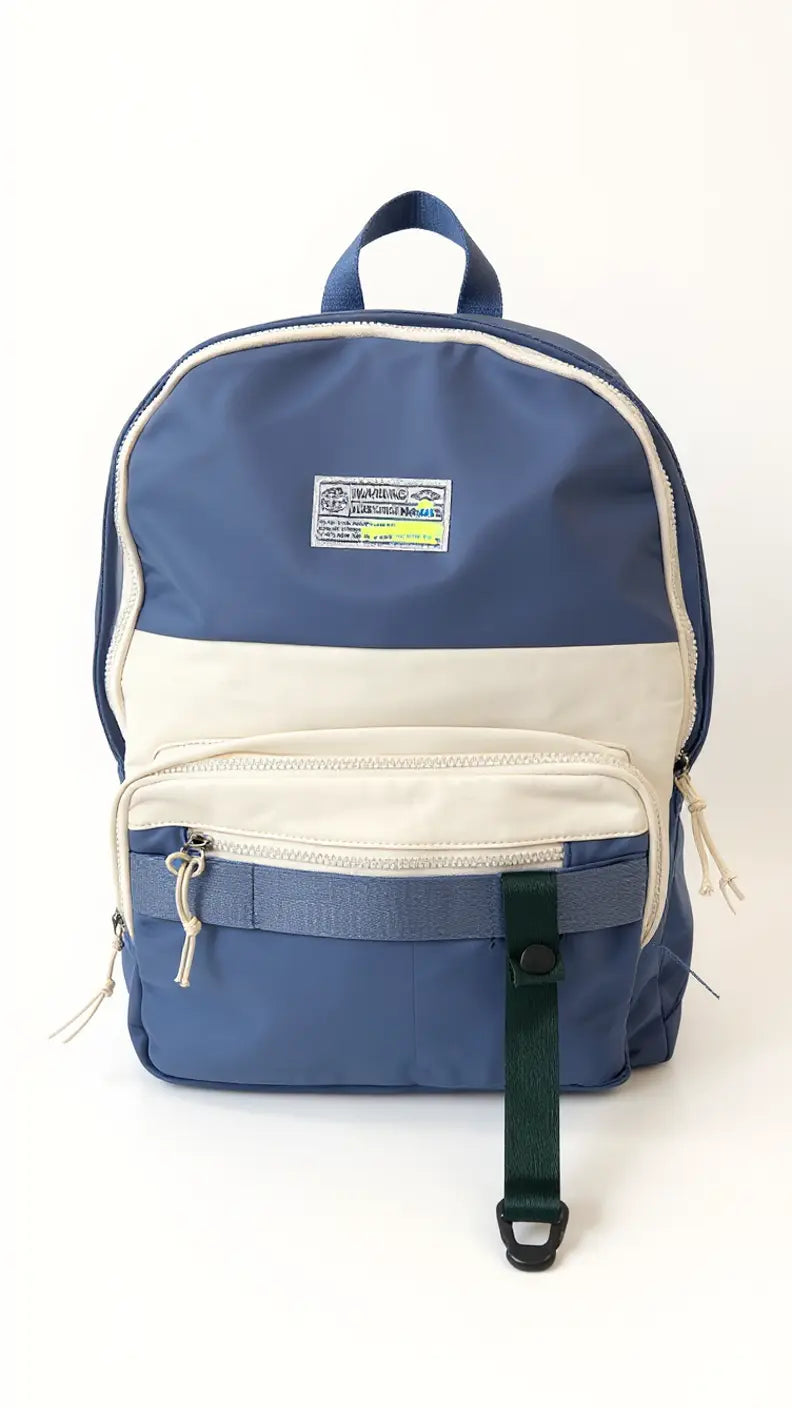 Sac à dos scolaire simple aux couleurs combinées, usage polyvalent Pour Elle