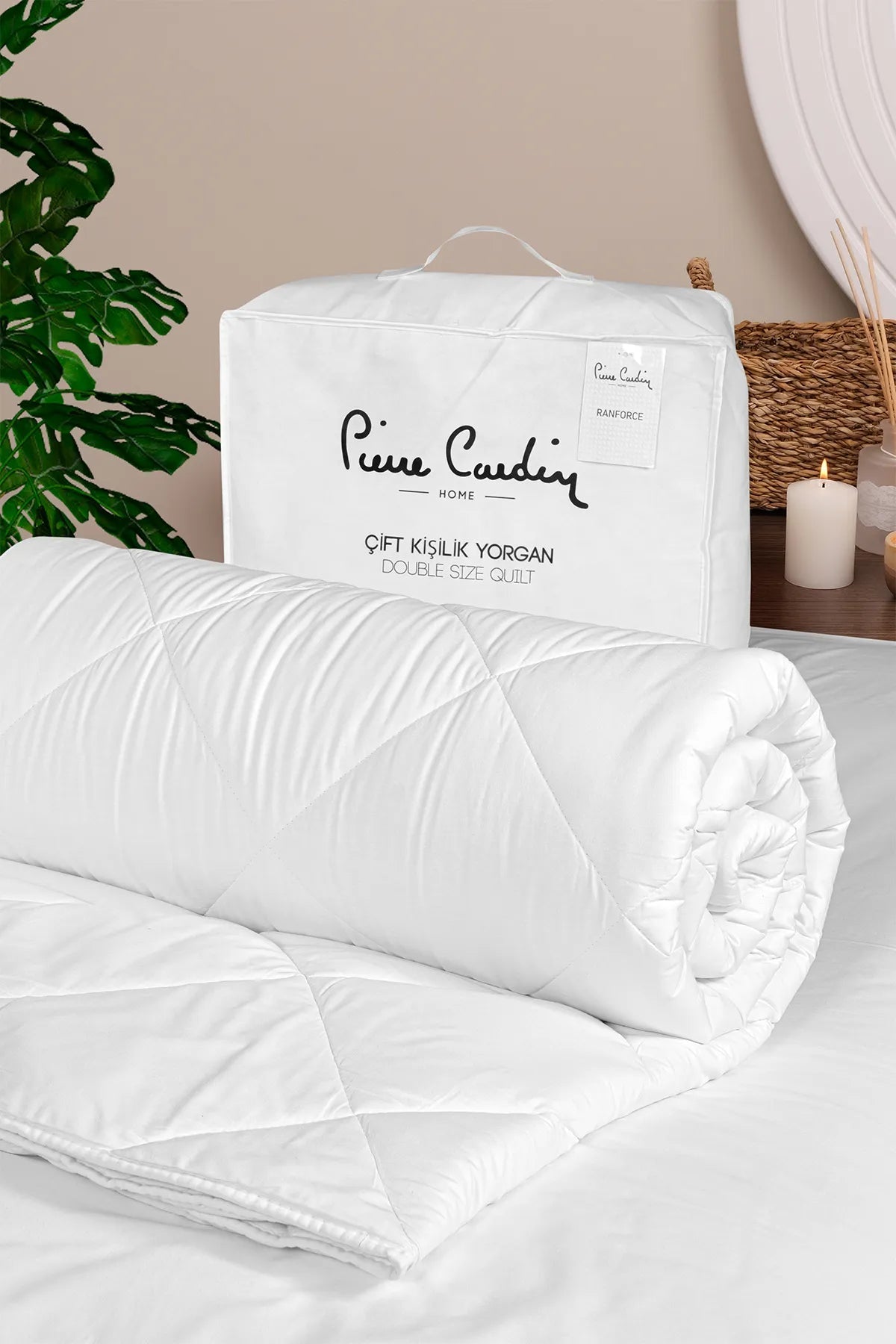 Pierre Cardin Pure Cotton Yorgan Çift Kişilik Pierre Cardin