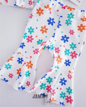 colorful daisies suspender spanish suit - Justyol