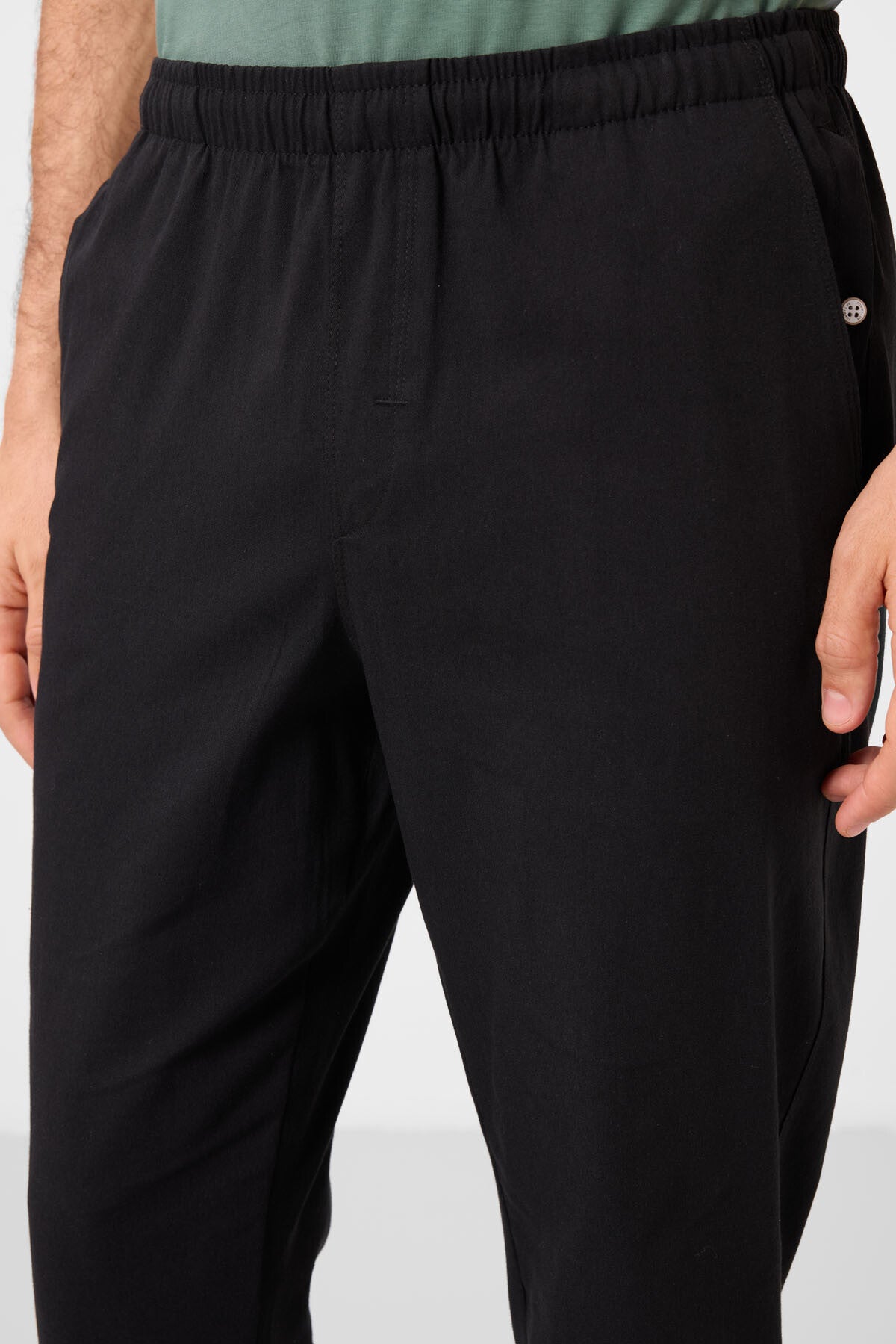 standart fit dokuma hafif esnek chino erkek pantolon - 82178 - Justyol