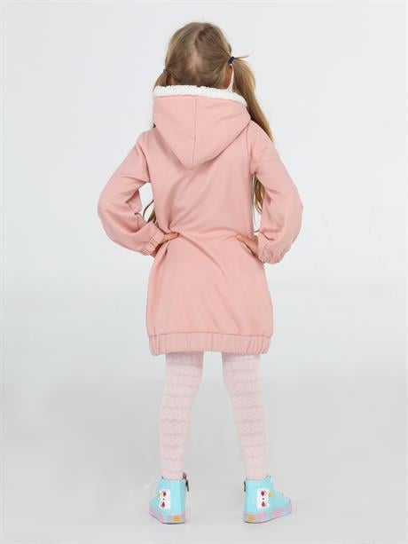 yumoş prenses hoodie elbise - Justyol