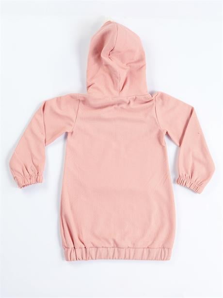 yumoş prenses hoodie elbise - Justyol