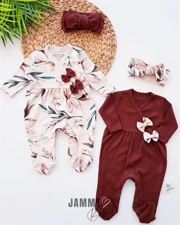 Autumn Leaves 2 Piece Jumpsuit Set - GREEN - Justyol