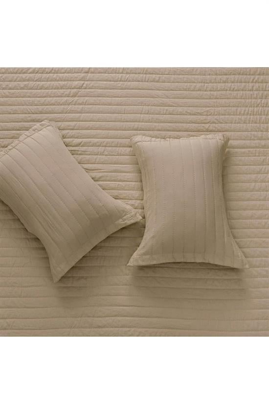 suya ve lekeye dayanikli çift tarafli kullanilabilir mikrofiber çift kişilik yatak örtüsü seti - Justyol