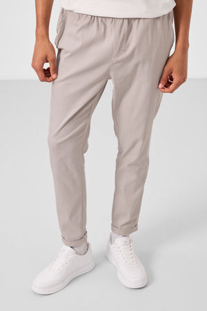 standart fit dokuma hafif esnek chino erkek pantolon - 82178 - Justyol