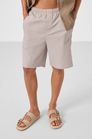 standart fit dokuma hafif esnek chino erkek şort - 81292 - Justyol