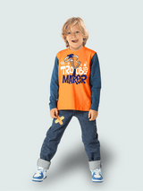 trouble maker denim pantolon +t-shirt takim - Justyol