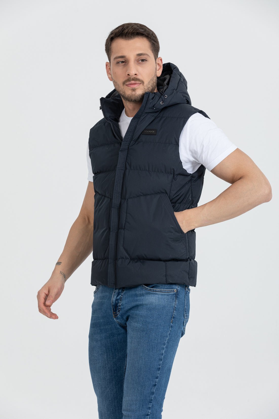 Erkek Yelek - khaki - 54087 - Justyol