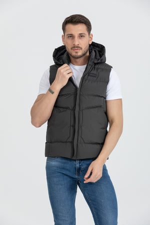 Erkek Yelek - khaki - 54087 - Justyol
