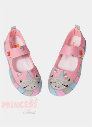 unicorn kanvas 3d baskili kiz çocuk babet - Justyol