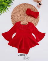 Violetta Kaşkorse Bodysuit Elbise Set - Justyol