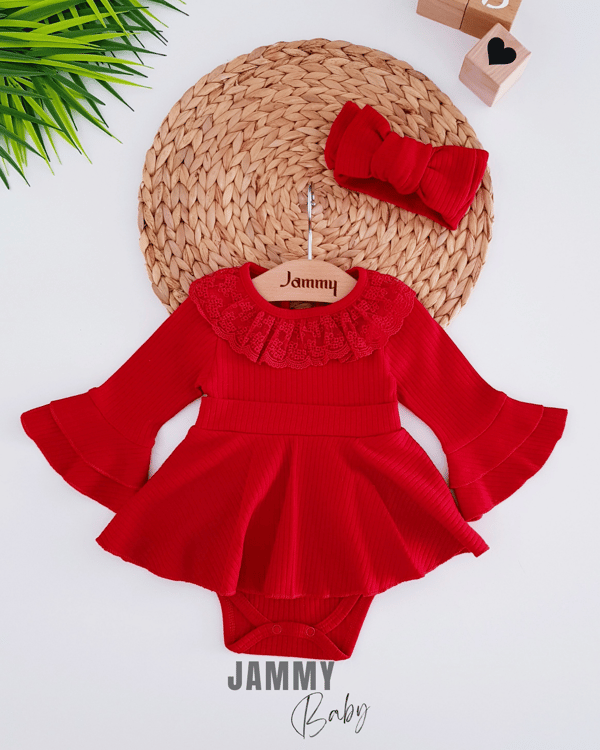 Violetta Kaşkorse Bodysuit Elbise Set - Justyol