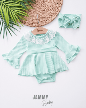 Violetta Kaşkorse Bodysuit Elbise Set - Justyol