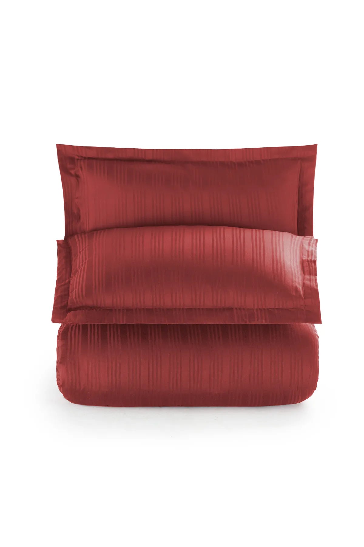 Pierre Cardin Çizgili Saten Nevresim Takımı Çift Kişilik Voyage Redberry Pierre Cardin