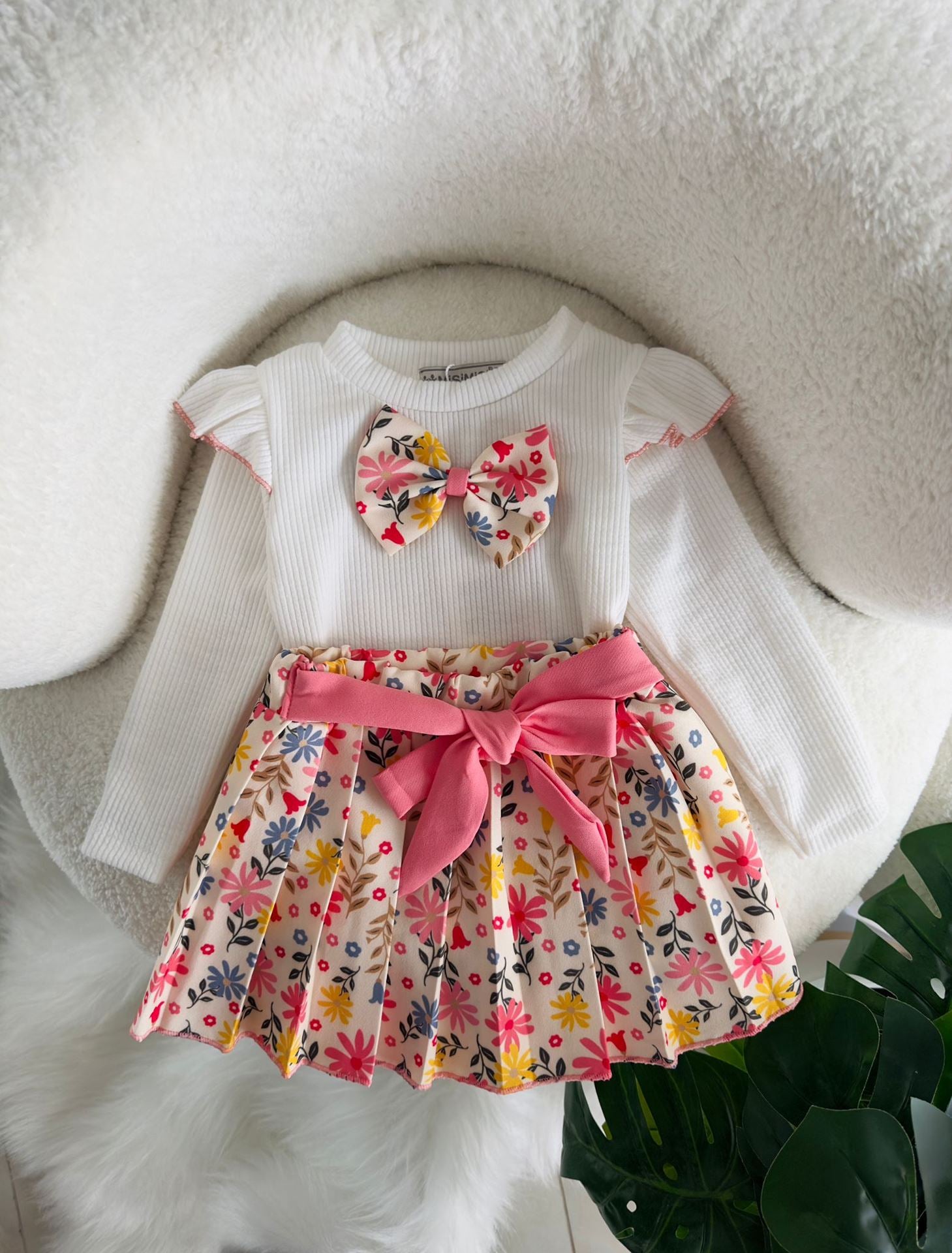 Girls' casual children set - 4 pieces - Justyol